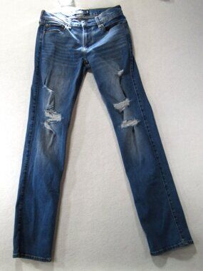 Hollister Men’s Slim Straight Epic Flex Blue Denim Jeans - 34X30 100195